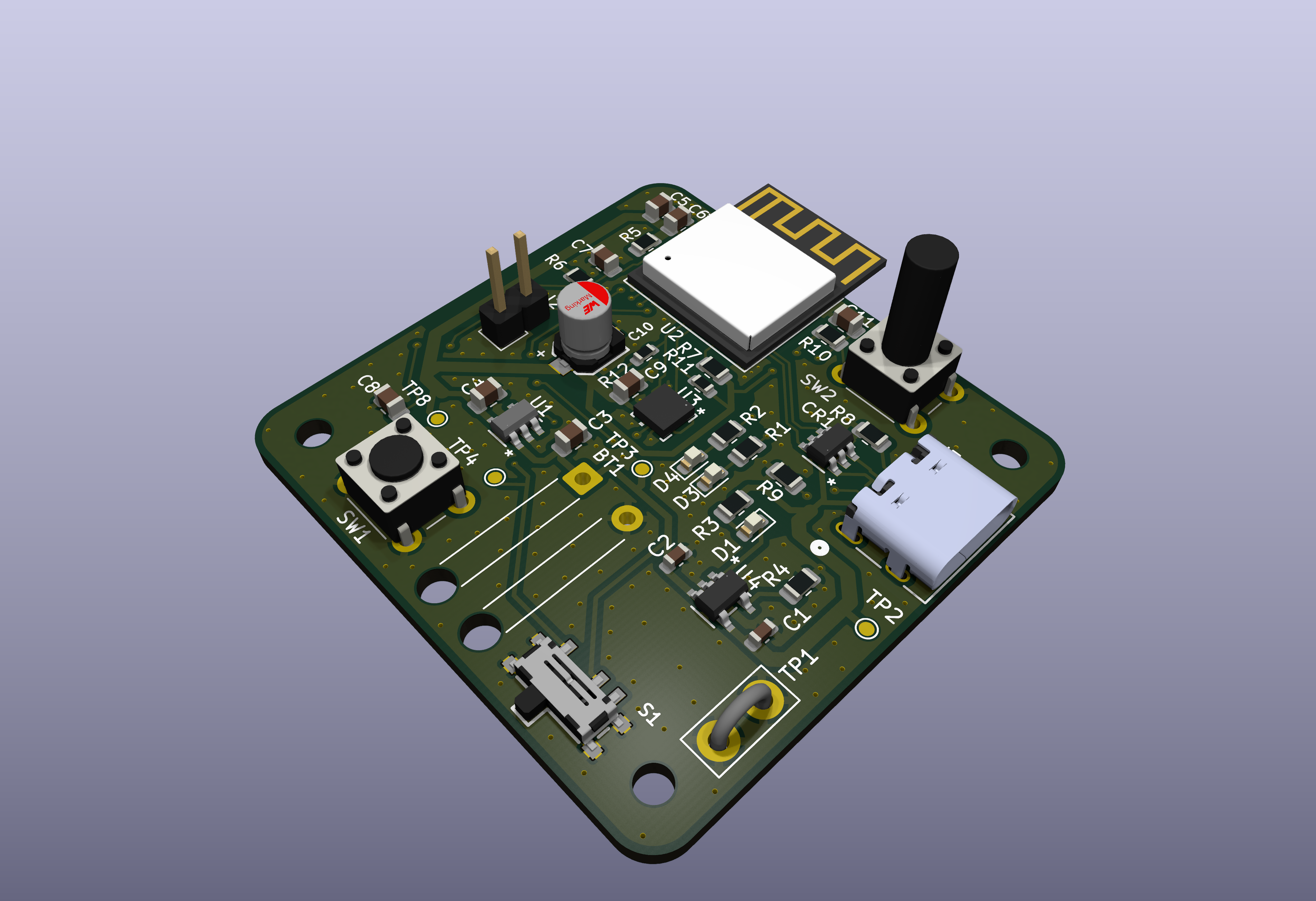 Laundry monitor PCB